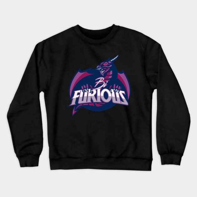 BI FURIOUS Crewneck Sweatshirt by remerasnerds